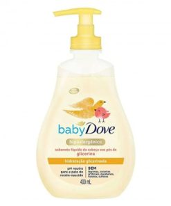 SABONETE LIQ DOVE BABY HIDR GLIC 400ML