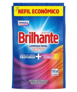 LAVA ROUPA LIQ BRILHANTE LIMP TOTAL900ML