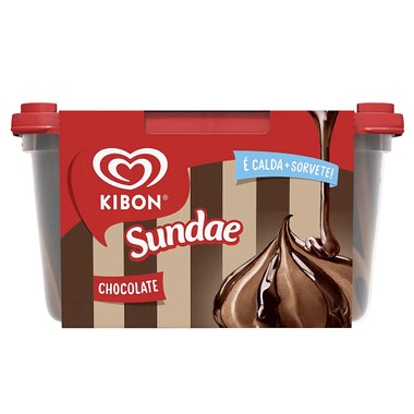 SORVETE KIBON SUNDAE CHOCOLATE TRUF 1,4L