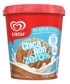SORVETE KIBON CHICABON ZERO ACUCAR 800ML