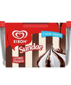 SORVETE KIBON SUNDAE LEITE TRUFADO 1,4L