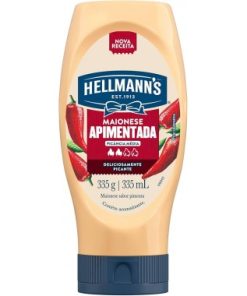 MAIONESE HELLMANNS APIMENTADA SQZ 335GR