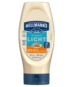 MAIONESE HELLMANNS LIGHT SQZ 335GR