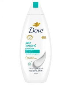 SABONETE LIQ DOVE PELE SENSIVEL 250ML