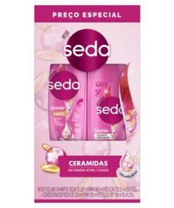 CONJ SEDA SH COND CERAMIDAS 490ML