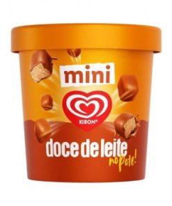SORVETE KIBON POTE MINI DC LEITE 228ML