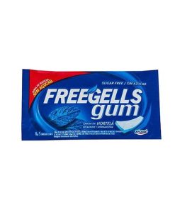 CHICLE FREEGELLS GUM HORTELA 8GR