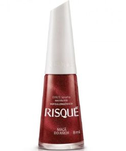 ESMALTE RISQUE METALICO MACA AMOR 8ML