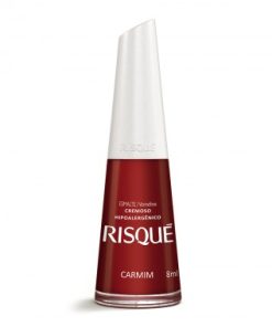 ESMALTE RISQUE CREMOSO ALFAZ CARMIM 8ML