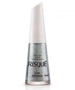 ESMALTE RISQUE GLITER MIL PURPURINAS 8ML