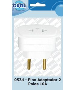 PINO ADAPTADOR 2 POLS 10A