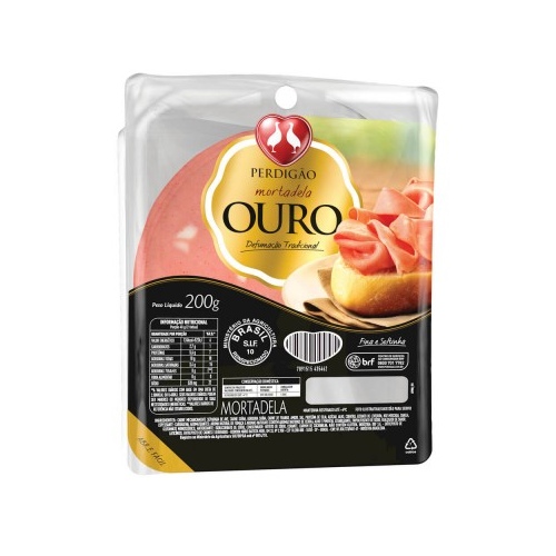 MORTADELA OURO DEFUMADA PERDIGAO 200G
