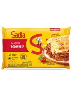 LASANHA SADIA BOLONHESA 600GR