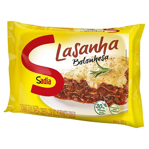 LASANHA SADIA BOLONHESA 600GR