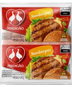 HAMBURGUER PERDIGAO BOVINO 56GR