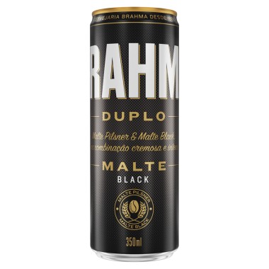 CERVEJA BRAHMA DP MALTE BLACK SLEEK 350M