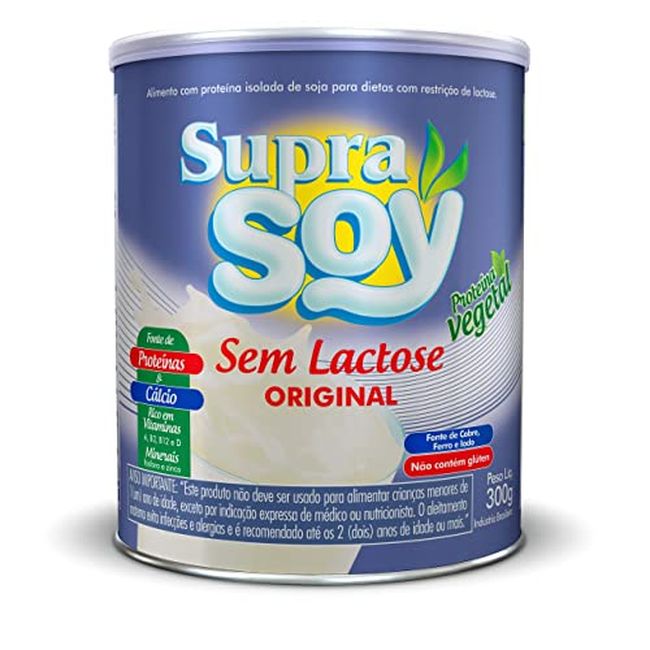 LEITE PO SUPRASOY S LACTOSE ORIG 300GR