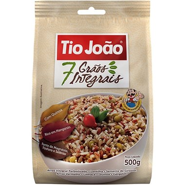 ARROZ TIO JOAO 7GRAOS INTEGRAL 500GR