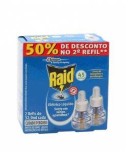 REPELENTE ELETR LIQ RAID 45NT C2UN 32,9M