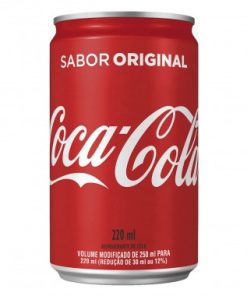 REFRIGERANTE COCA COLA MINI LATA 220ML