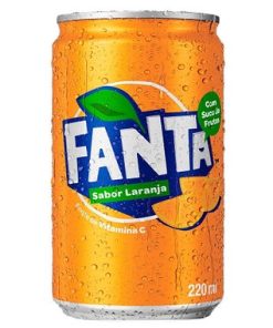 REFRIGERANTE FANTA LARANJA MINI LATA 220