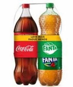 REFRIGERANTE DUAL PACK COCA FANTA GUAR2L