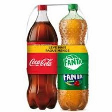 REFRIGERANTE DUAL PACK COCA FANTA GUAR2L REFRIGERANTE DUAL PACK COCA FANTA GUAR2L