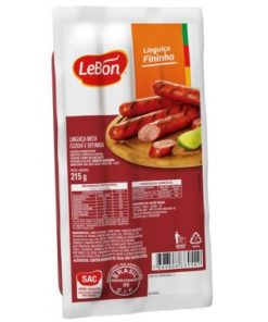 LINGUICA LEBON DEFUMADA FININHA 215GR