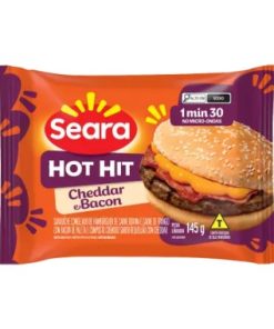 HOT HIT SEARA CHEDDAR E BACON 145GR