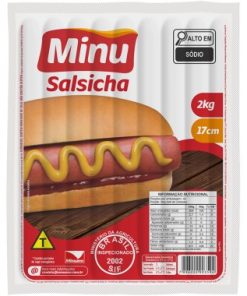 SALSICHA MINU 17CM PCT 2KG