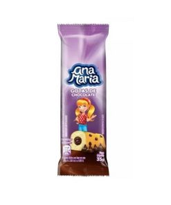 BOLINHO ANA MARIA GOTAS DE CHOC 35GR