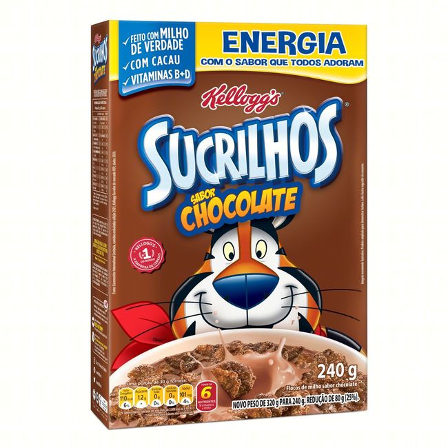 CEREAL SUCRILHOS KELLOGGS CHOCOLATE 240G