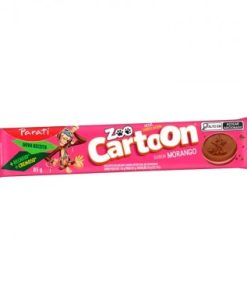 BISCOITO ZOO CARTOON MORANGO 85GR