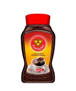 CAFE TRES CORACOES SOLUVEL TRAD VD 200GR