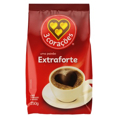 CAFE TRES CORACOES EXTRA FORTE 250GR