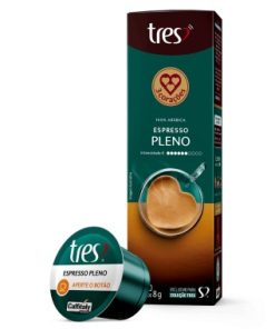 CAFE TRES CORACOES CAPS PLENO 80GR