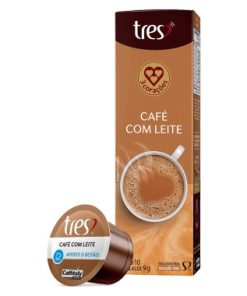CAFE TRES CORACOES CAPS COM LEITE 90GR
