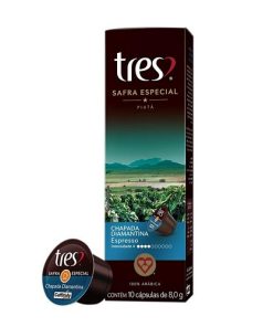 CAFE TRES CORACOES CAPS CHAPADA DIAM 88G