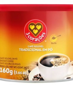 CAFE TRES CORACOES SOLUVEL PO LT 160GR