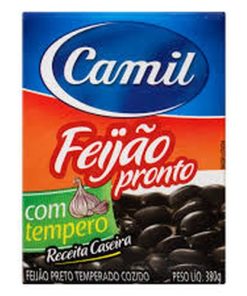 FEIJAO PRETO PRONTO C TEMP CAMIL 380G
