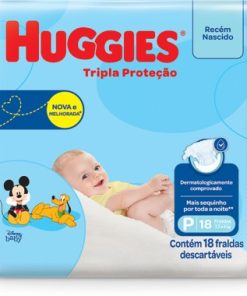 FRALDA HUGGIES TRIPLA P JUMBINHO P 18UN