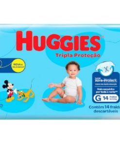 FRALDA HUGGIES TRIPLA P JUMBINHO G 14UN