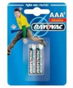 PILHA RAYOVAC PALITO ALCALINA 2UN