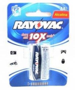 PILHA RAYOVAC PEQUENA AA ALCALINA 2UN