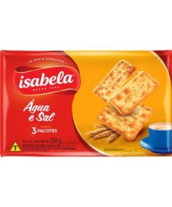 BISCOITO ISABELA AGUA E SAL 350GR