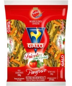 MASSA GALO S OVOS PARAFUSO TRICOLOR500G