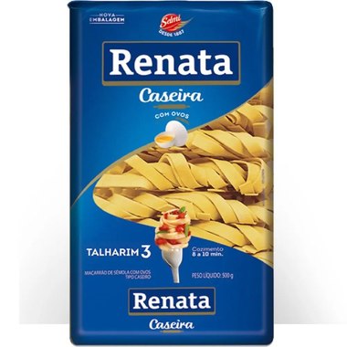 MASSA RENATA CASEIRA TALHARIM N3 500GR