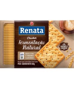 BISCOITO RENATA CRACKER FERM NATURAL360G