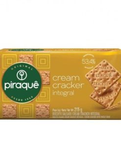 BISCOITO PIRAQUE CREM CRACKER INT 215GR