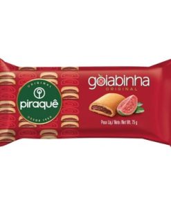 BISCOITO PIRAQUE ROLADINHO DE GOIABA 75G